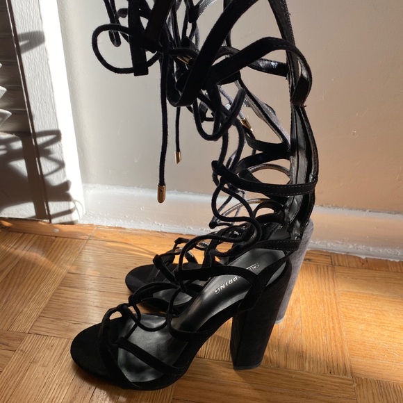 Call It Spring Lace Up Heels - Picture 2 of 6